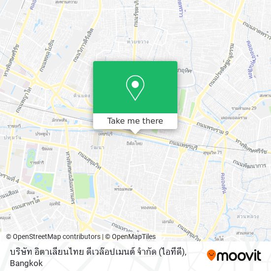 บริษัท อิตาเลียนไทย ดีเวล๊อปเมนต์ จำกัด (ไอทีดี) map