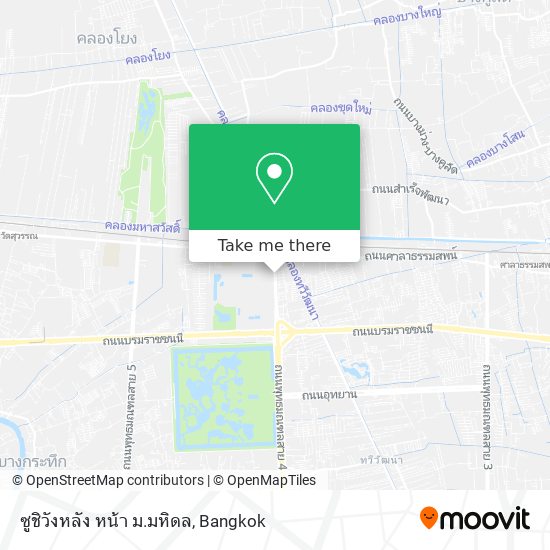 ซูชิวังหลัง หน้า ม.มหิดล map