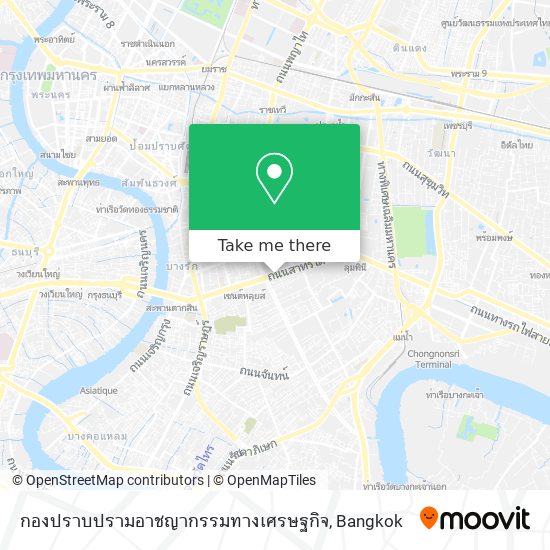 กองปราบปรามอาชญากรรมทางเศรษฐกิจ map