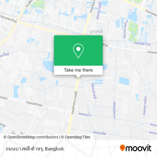 ถนนบางพลี-ตำหรุ map