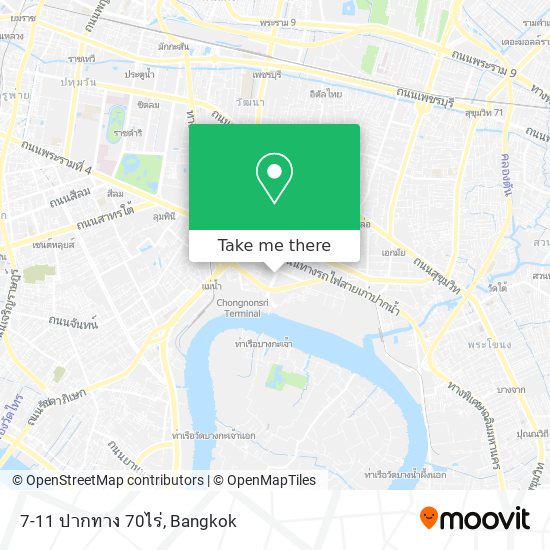 7-11 ปากทาง 70ไร่ map