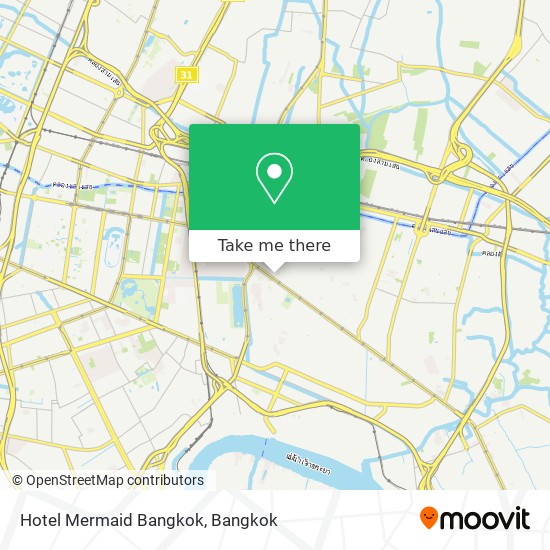 Hotel Mermaid Bangkok map