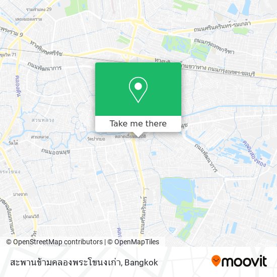 สะพานข้ามคลองพระโขนงเก่า map