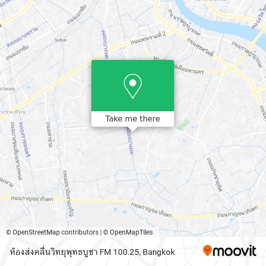 ห้องส่งคลื่นวิทยุพุทธบูชา FM 100.25 map