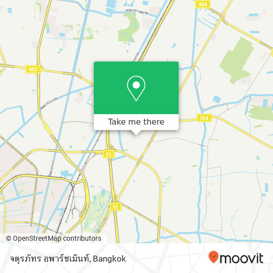 จตุรภัทร อพาร์ชเม้นท์ map