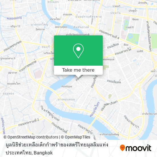 มูลนิธิช่วยเหลือเด็กกำพร้าของสตรีไทยมุสลิมแห่งประเทศไทย map