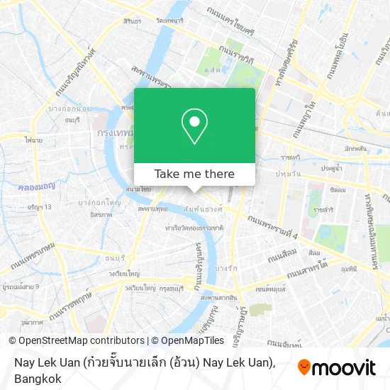 Nay Lek Uan (ก๋วยจั๊บนายเล็ก (อ้วน) Nay Lek Uan) map