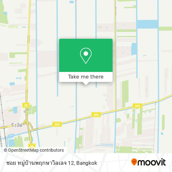 ซอย หมู่บ้านพฤกษาวิลเลจ 12 map