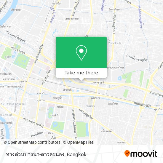 ทางด่วนบางนา-ดาวคะนอง map