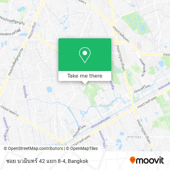 ซอย นวมินทร์ 42 แยก 8-4 map