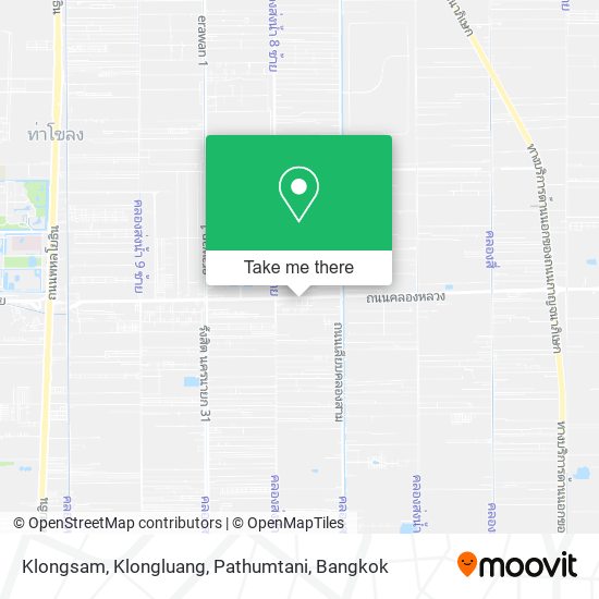 Klongsam, Klongluang, Pathumtani map