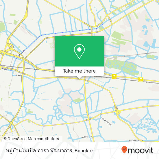 หมู่บ้านโนเบิล ทารา พัฒนาการ map