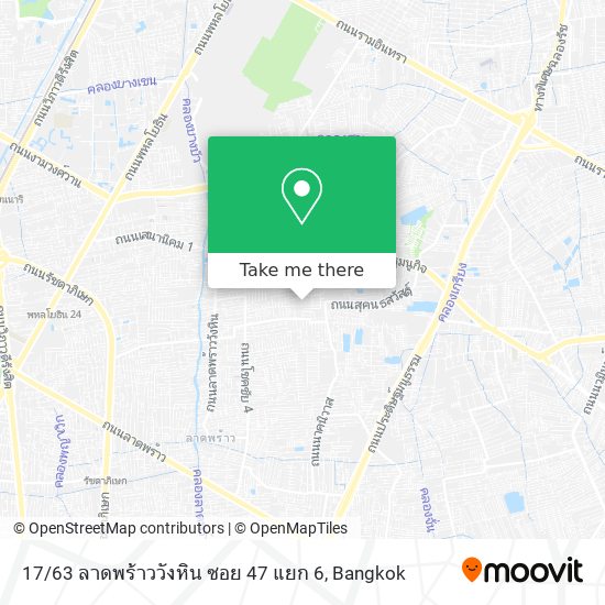 17 / 63 ลาดพร้าววังหิน ซอย 47 แยก 6 map