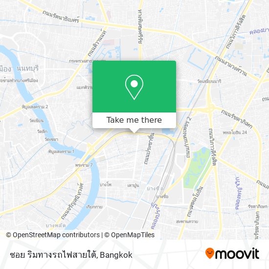 ซอย ริมทางรถไฟสายใต้ map