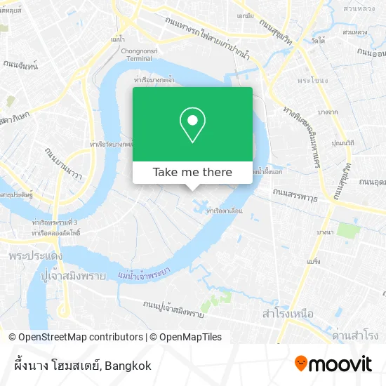 ผึ้งนาง โฮมสเตย์ map