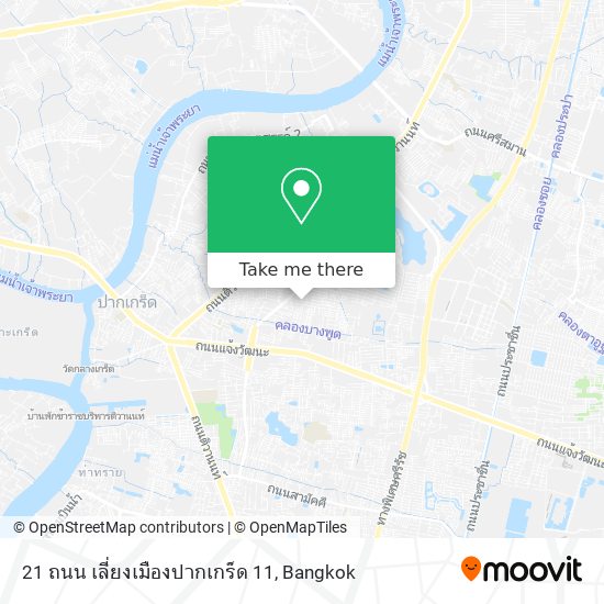 21 ถนน เลี่ยงเมืองปากเกร็ด 11 map