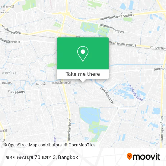 ซอย อ่อนนุช 70 แยก 3 map