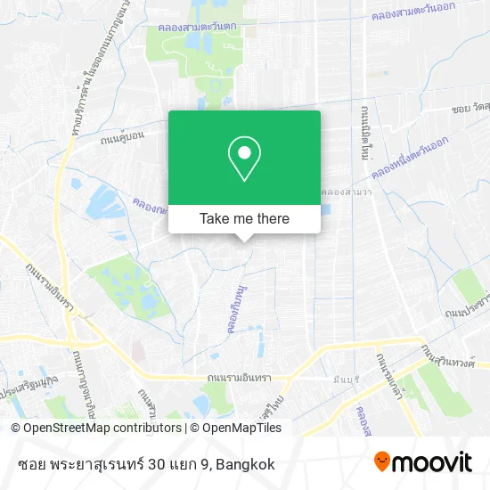 ซอย พระยาสุเรนทร์ 30 แยก 9 map