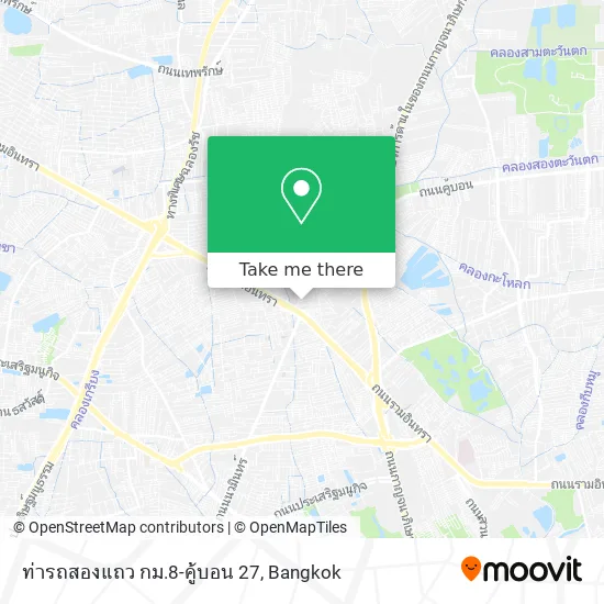 ท่ารถสองแถว กม.8-คู้บอน 27 map