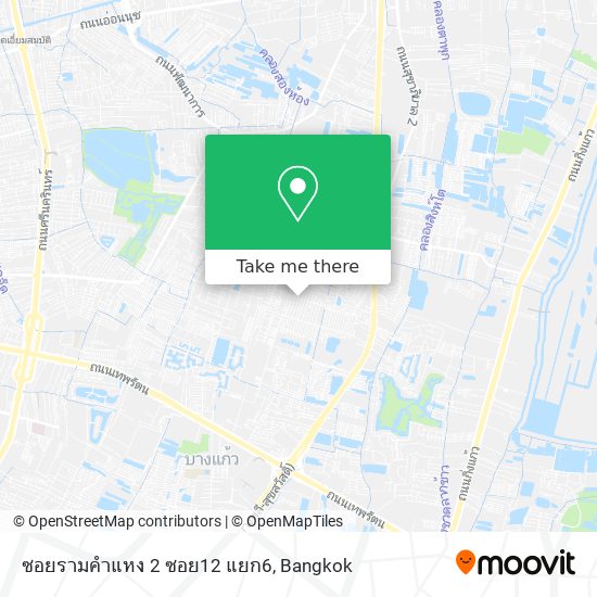 ซอยรามคำแหง 2 ซอย12 แยก6 map