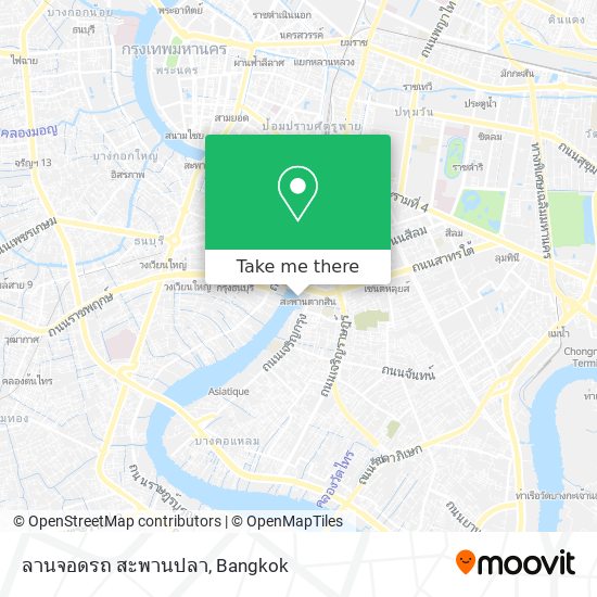 ลานจอดรถ สะพานปลา map