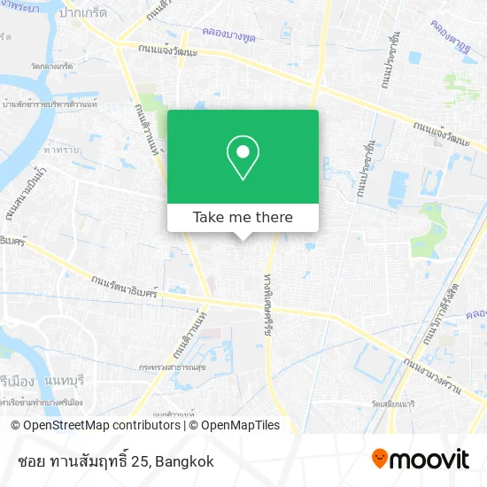 ซอย ทานสัมฤทธิ์ 25 map