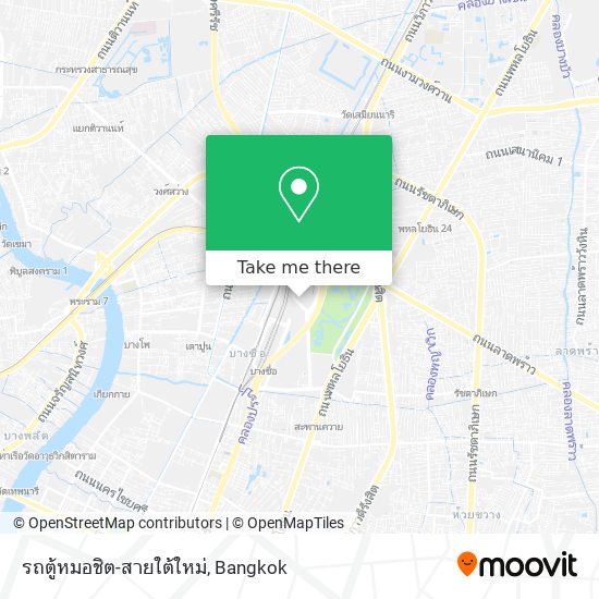 รถตู้หมอชิต-สายใต้ใหม่ map