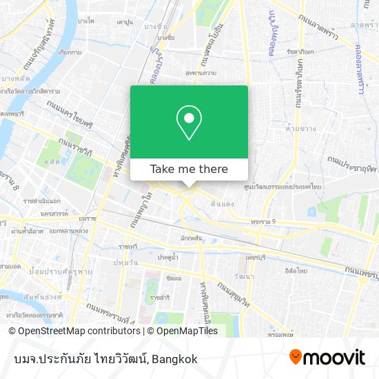 บมจ.ประกันภัย ไทยวิวัฒน์ map