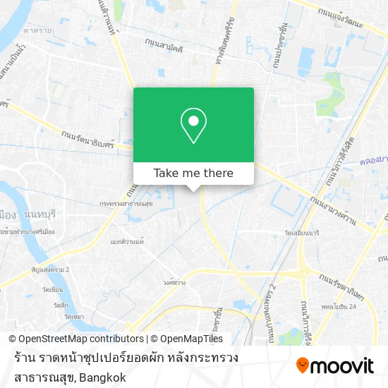 ร้าน ราดหน้าซุปเปอร์ยอดผัก หลังกระทรวงสาธารณสุข map