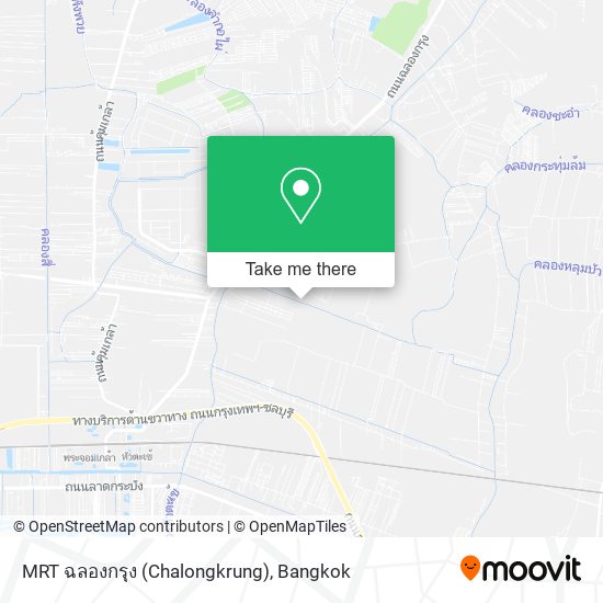MRT ฉลองกรุง (Chalongkrung) map