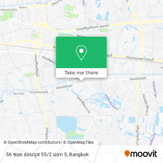 56 ซอย อ่อนนุช 55/2 แยก 5 map