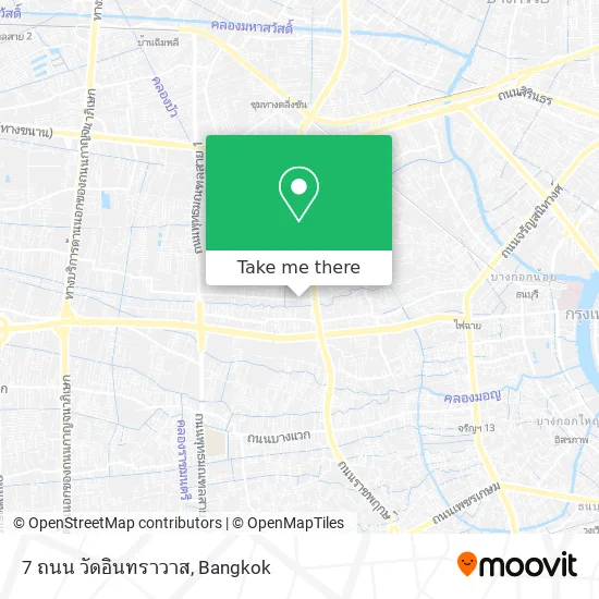 7 ถนน วัดอินทราวาส map