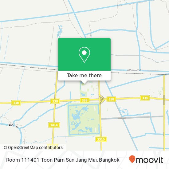 Room 111401 Toon Parn Sun Jang Mai map