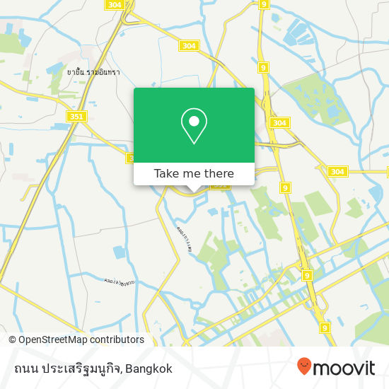 ถนน ประเสริฐมนูกิจ map