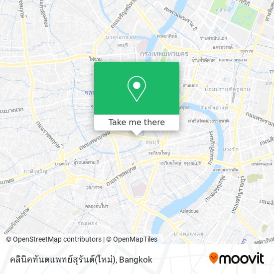 คลินิคทันตแพทย์สุรันต์(ใหม่) map