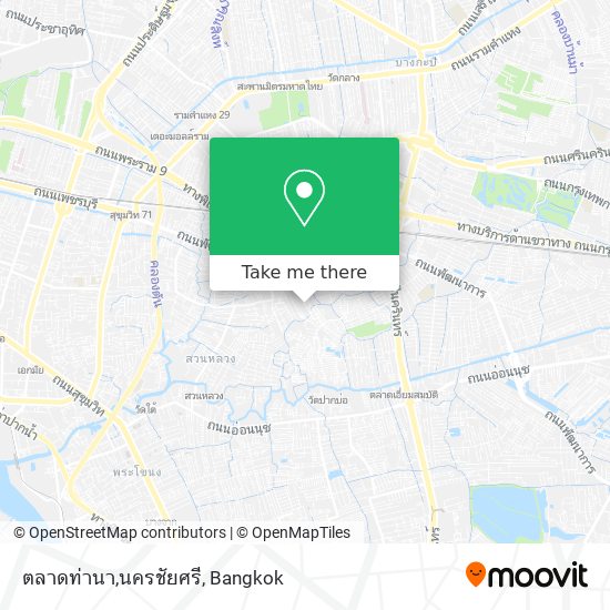 ตลาดท่านา,นครชัยศรี map