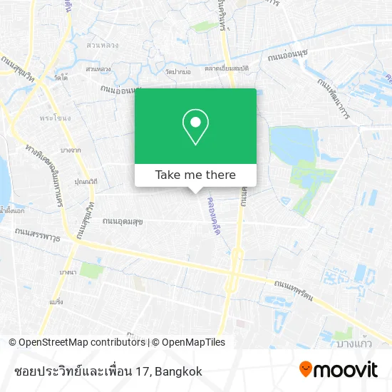 ซอยประวิทย์และเพื่อน 17 map