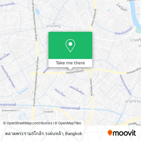 ตลาดพระราม5ใกล้ร.รเด่นหล้า map