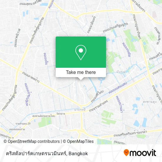 คริสตัลปาร์คเกษตรนวมินทร์ map