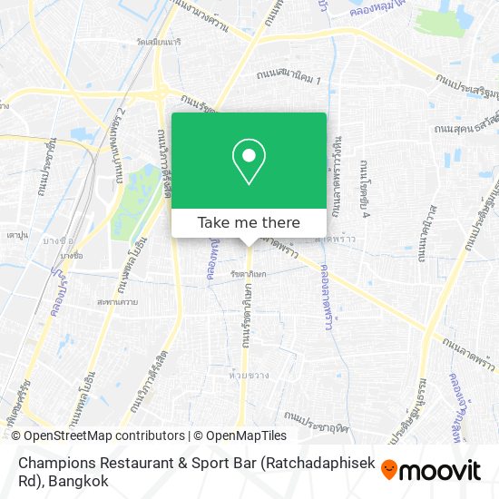 Champions Restaurant & Sport Bar (Ratchadaphisek Rd) map