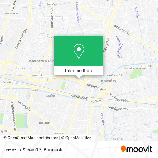 พระราม9 ซอย17 map