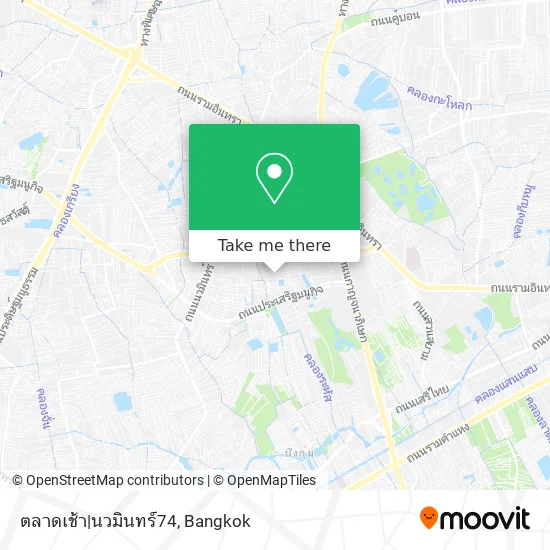 ตลาดเช้า|นวมินทร์74 map