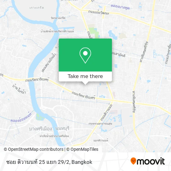ซอย ติวานนท์ 25 แยก 29/2 map