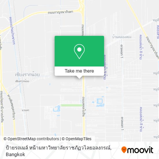 ป้ายรถเมล์ หน้ามหาวิทยาลัยราชภัฏวไลยอลงกรณ์ map