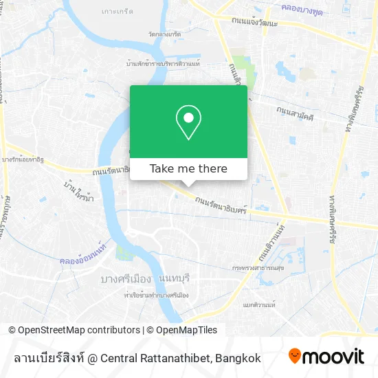 ลานเบียร์สิงห์ @ Central Rattanathibet map