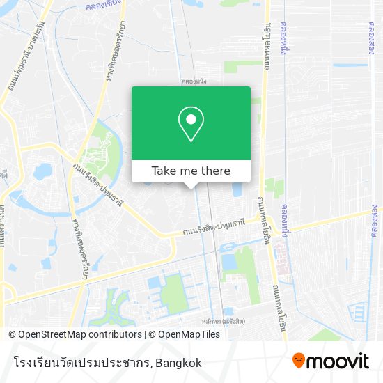 โรงเรียนวัดเปรมประชากร map