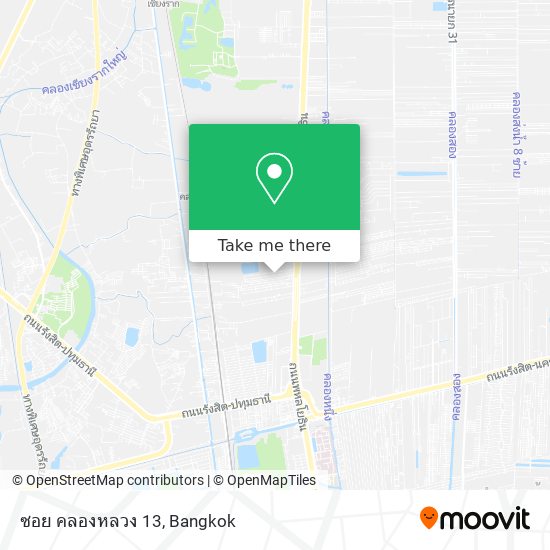 ซอย คลองหลวง 13 map