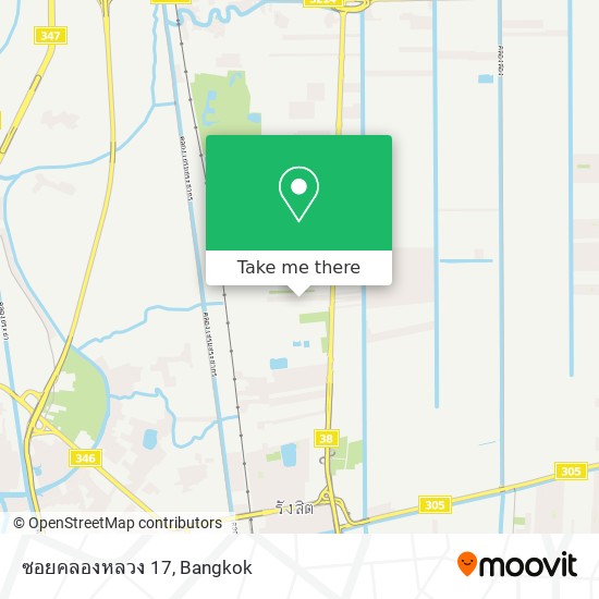 ซอยคลองหลวง 17 map