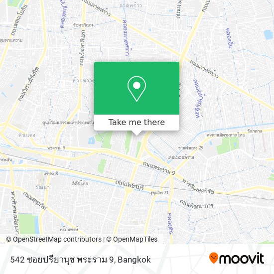 542 ซอยปรียานุช พระราม 9 map