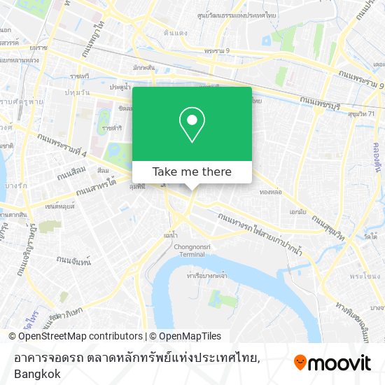 อาคารจอดรถ ตลาดหลักทรัพย์แห่งประเทศไทย map